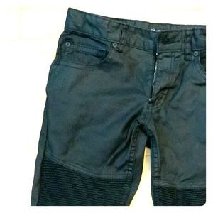 INC Men’s Stockholm Skinny Wax Coated Jeans